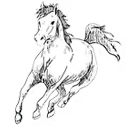 Logo de la Route des équidés